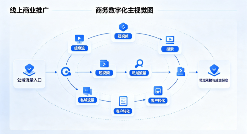 安阳线上商业推广怎么做？全域流量闭环搭建与低成本转化实战指南